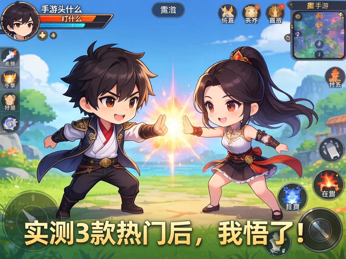 手游大头打什么位置？实测3款热门角色后，我悟了！