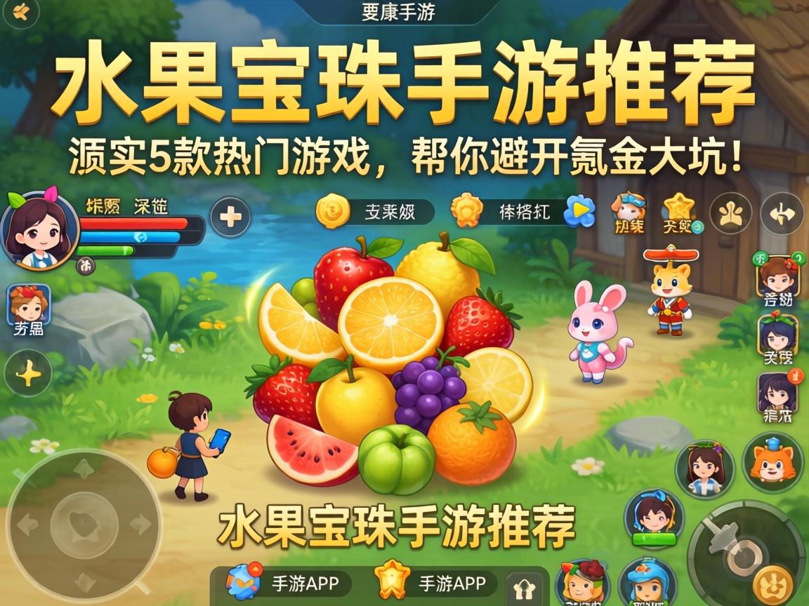 水果宝珠手游推荐，实测5款热门游戏，帮你避开氪金大坑！
