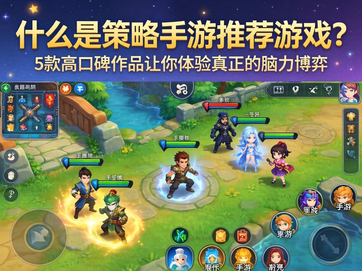 什么是策略手游推荐游戏？这5款高口碑作品让你体验真正的脑力博弈