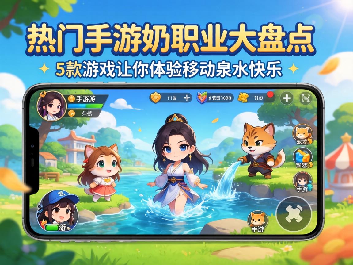 热门手游奶职业大盘点，这5款游戏让你体验移动泉水的快乐
