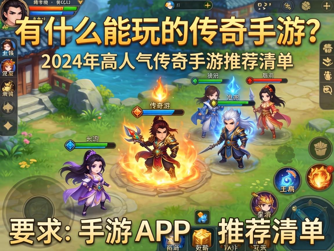 有什么能玩的传奇手游？2024年高人气传奇手游推荐清单
