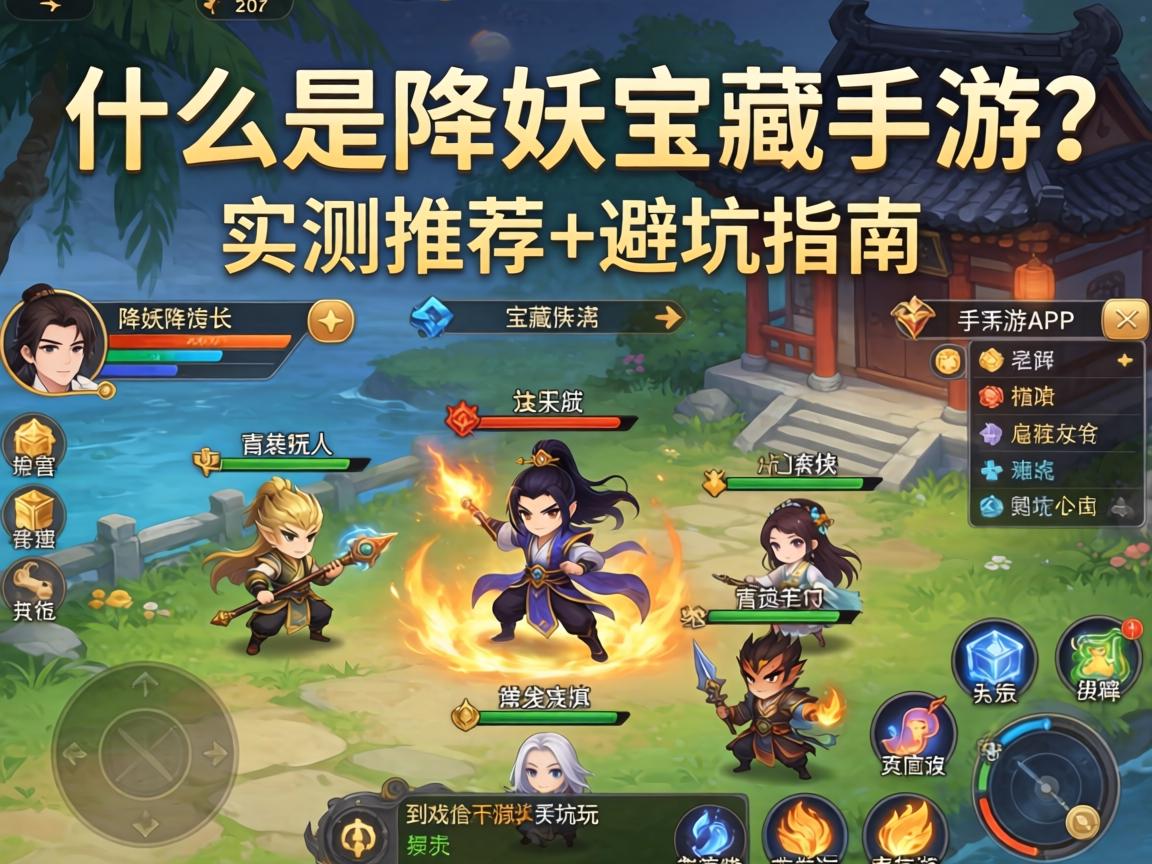 什么是降妖宝藏手游？实测推荐+避坑指南，这款游戏到底值不值得玩？