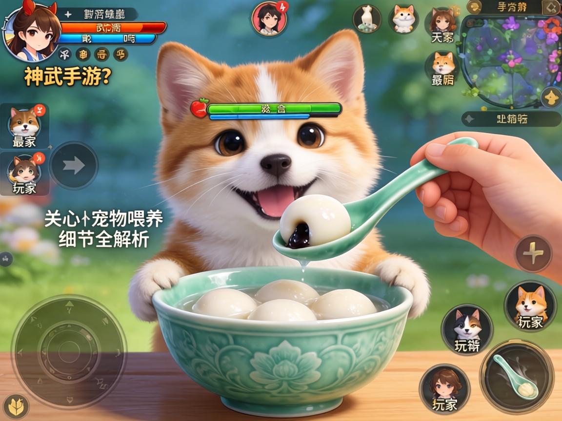 神武手游青瓷能吃元宵吗？玩家最关心的宠物喂养细节全解析