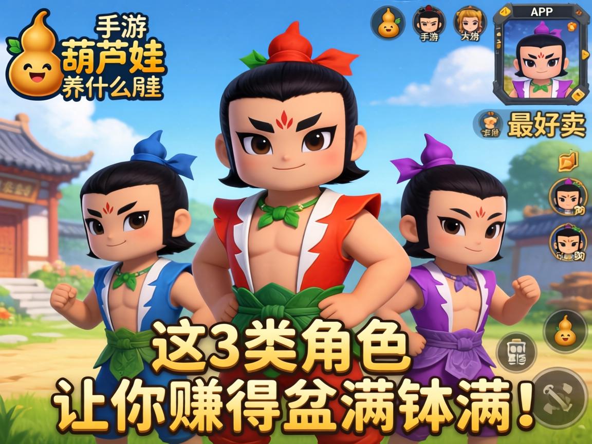 这3类角色让你赚得盆满钵满