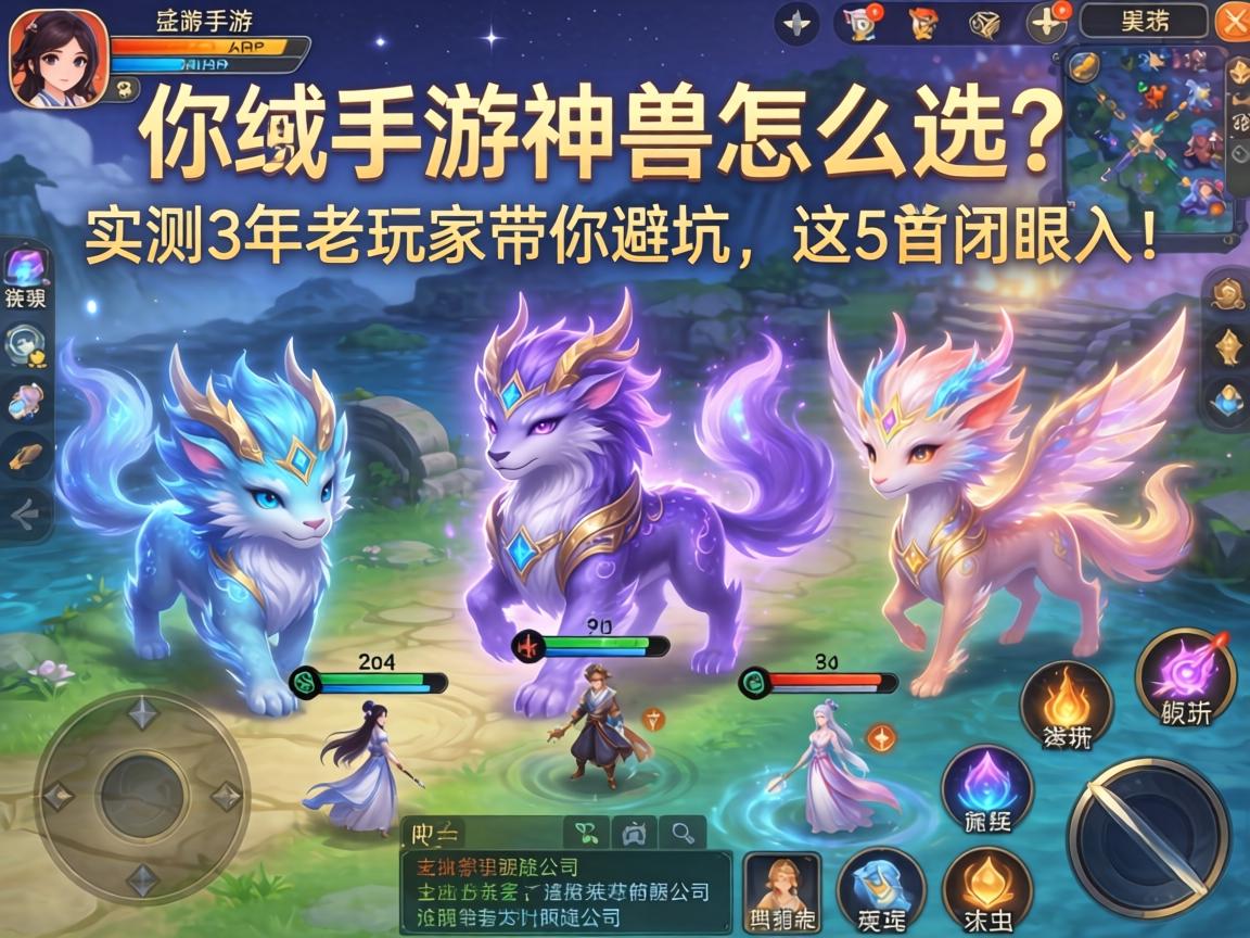 梦幻手游神兽怎么选?实测3年老玩家带你避坑,这5只闭眼入! 实测3年老玩家带你避坑