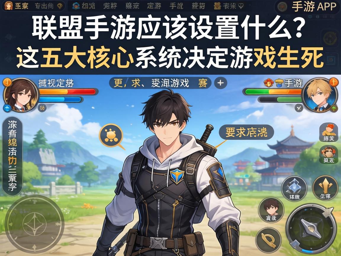 联盟手游应该设置什么?这五大核心系统决定游戏生死 这五大核心系统决定游戏生死