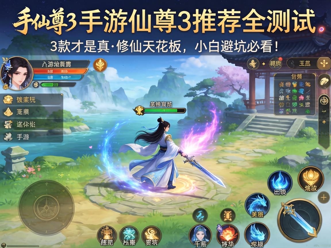 手游仙尊3推荐实测