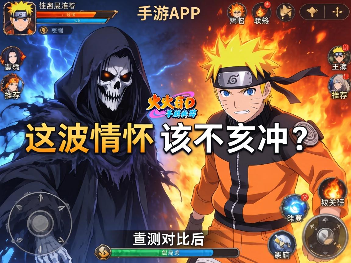 死神与火影能联机吗手游推荐,实测对比后,这波情怀该不该冲? 死神与火影能联机吗手游推荐