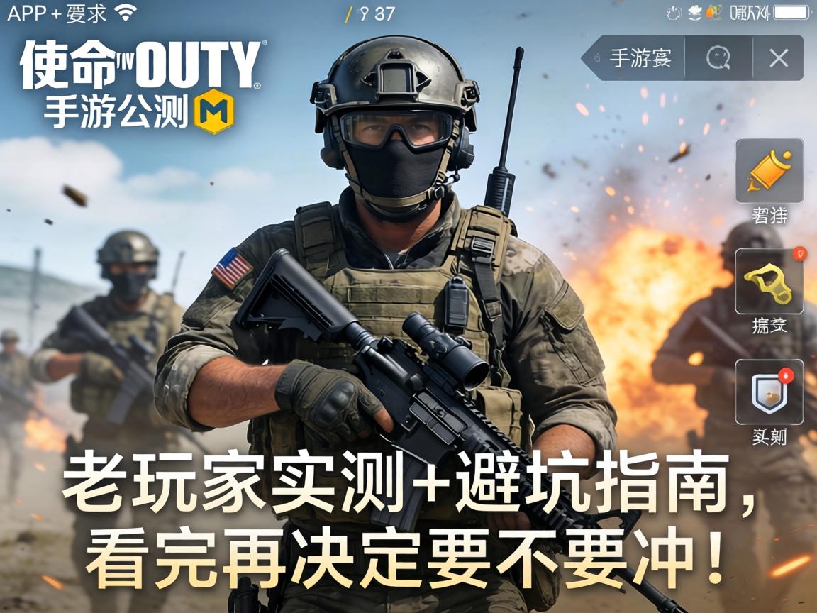 使命召唤手游公测了吗?老玩家实测+避坑指南,看完再决定要不要冲! 使命召唤手游公测了吗