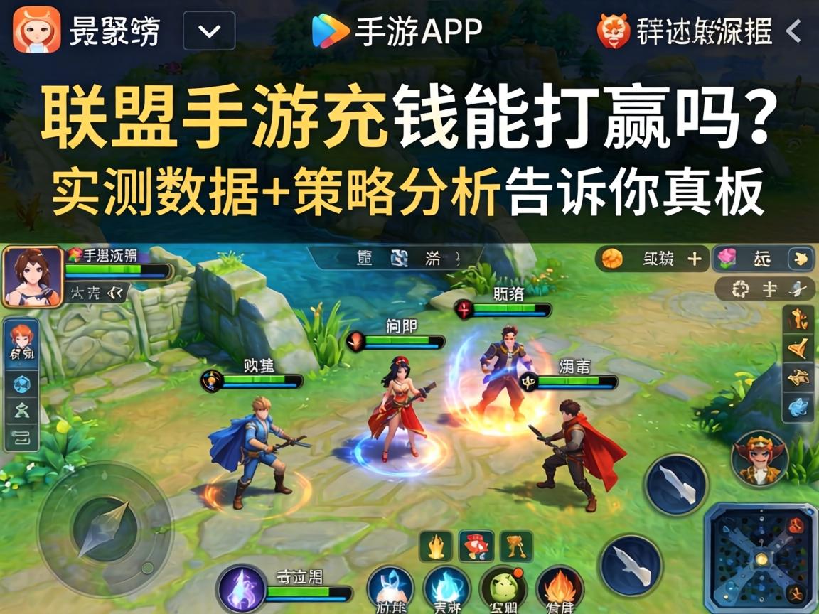 联盟手游充钱能打赢吗