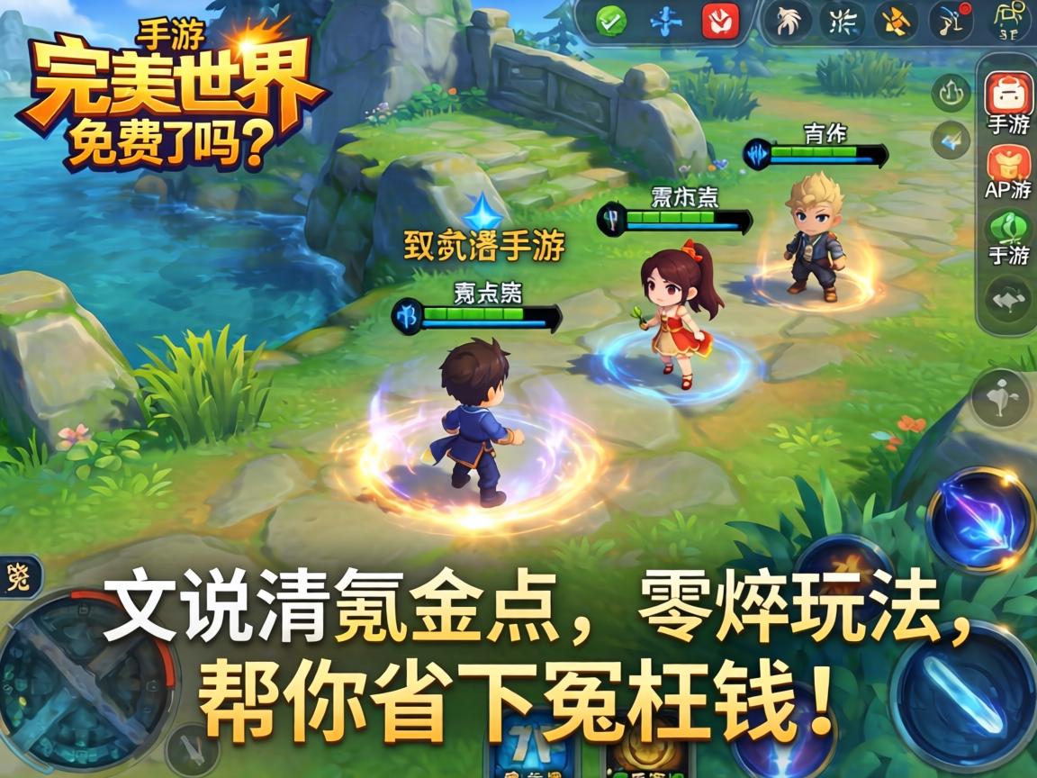 手游完美世界免费吗？一文说清氪金点与零氪玩法，帮你省下冤枉钱！