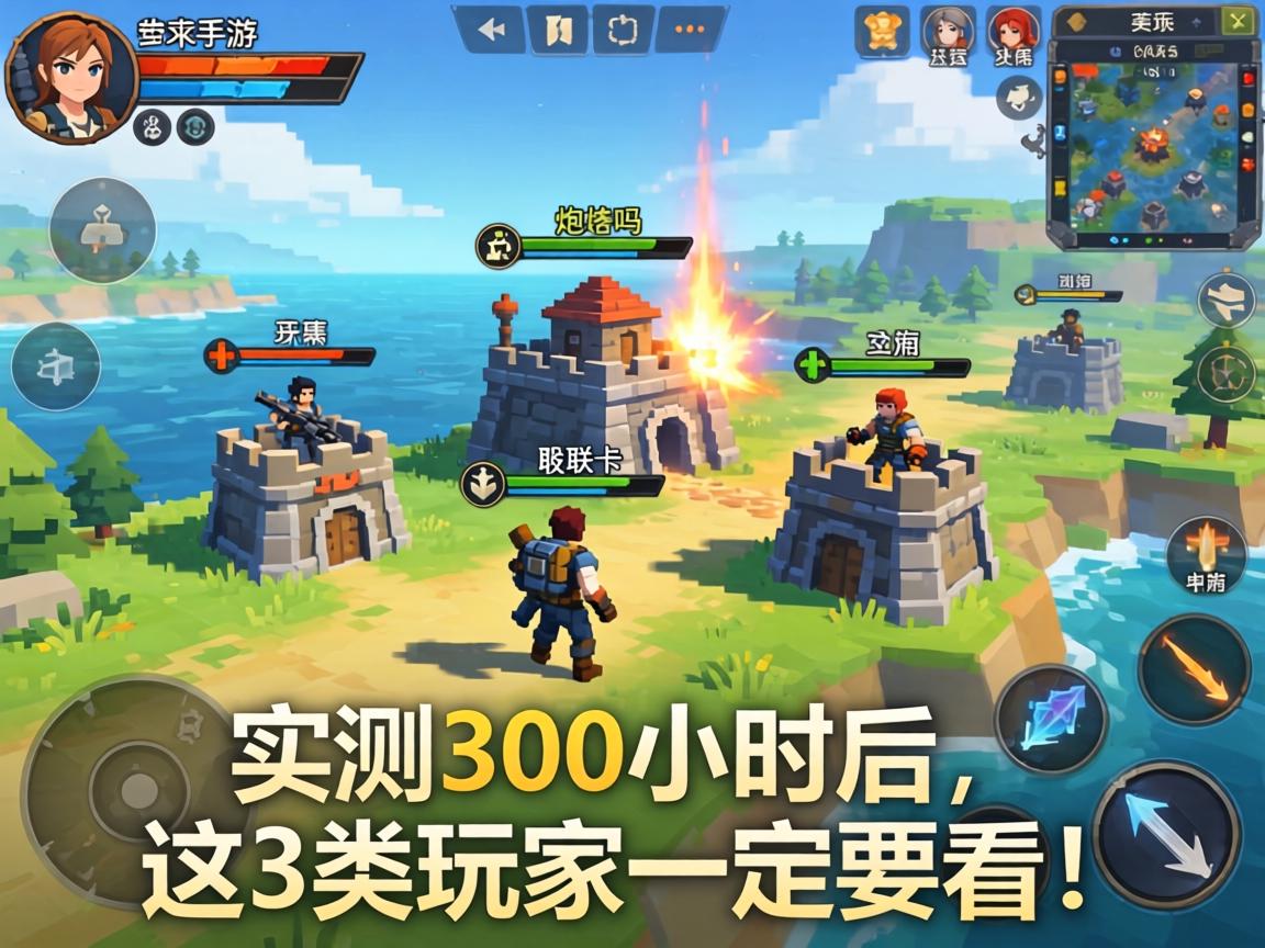 方舟手游联机卡炮塔吗？实测300小时后，这3类玩家一定要看！