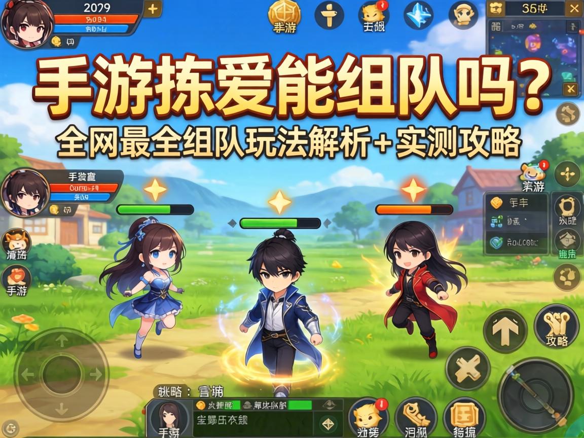 手游拣爱能组队吗？全网最全组队玩法解析+实测攻略