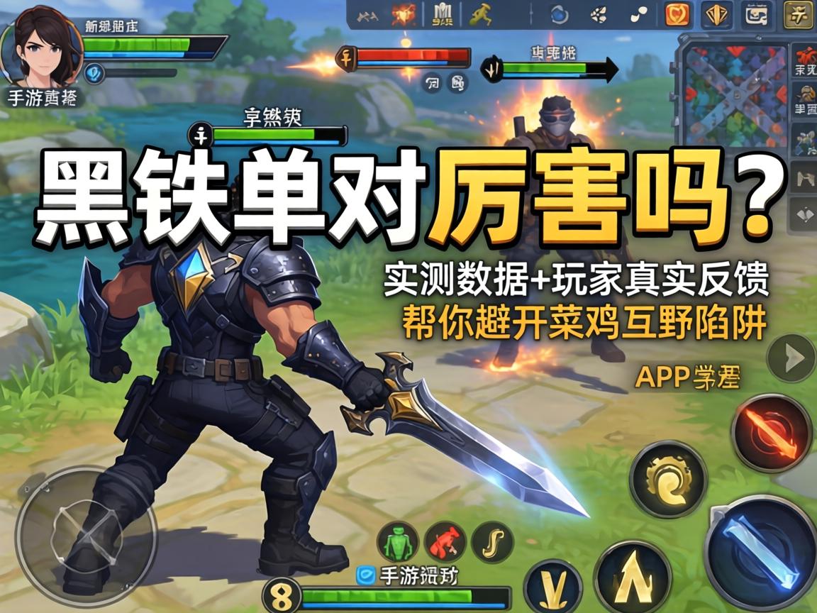 手游黑铁单挑厉害吗？实测数据+玩家真实反馈，帮你避开菜鸡互啄陷阱