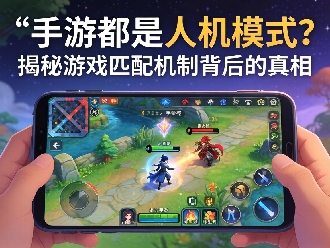 手游都是人机模式吗？揭秘游戏匹配机制背后的真相