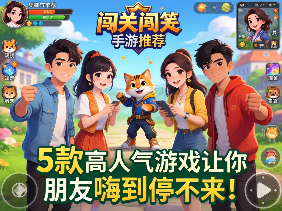 多人闯关手游推荐，这5款高人气游戏让你和朋友嗨到停不下来！