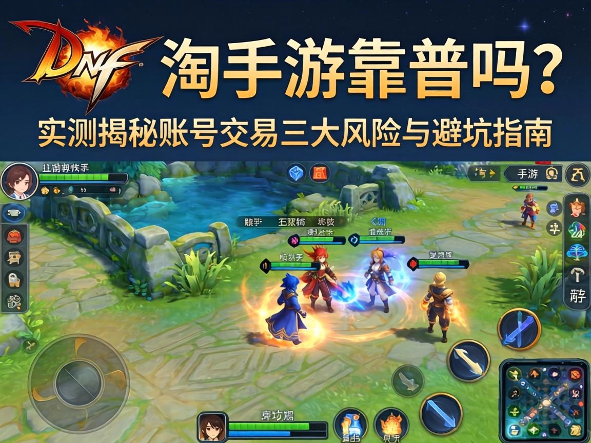 DNF淘手游靠谱吗？实测揭秘账号交易三大风险与避坑指南