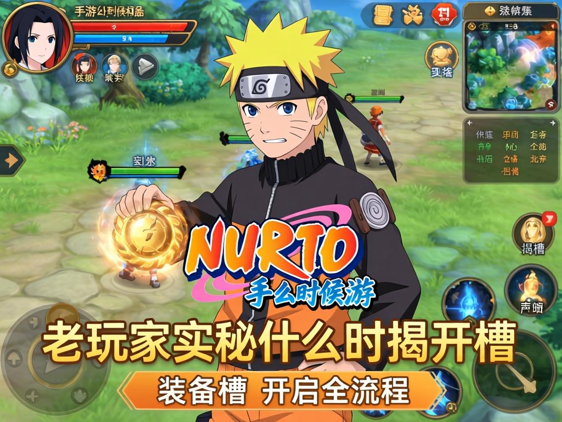 火影手游什么时候开槽的？老玩家实测揭秘装备槽开启全流程