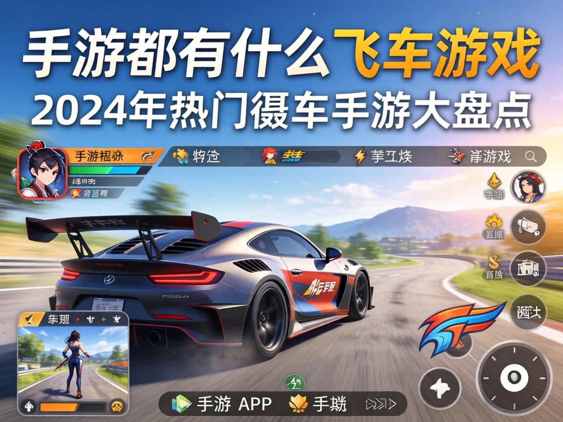 手游都有什么飞车游戏？2024年热门竞速手游大盘点