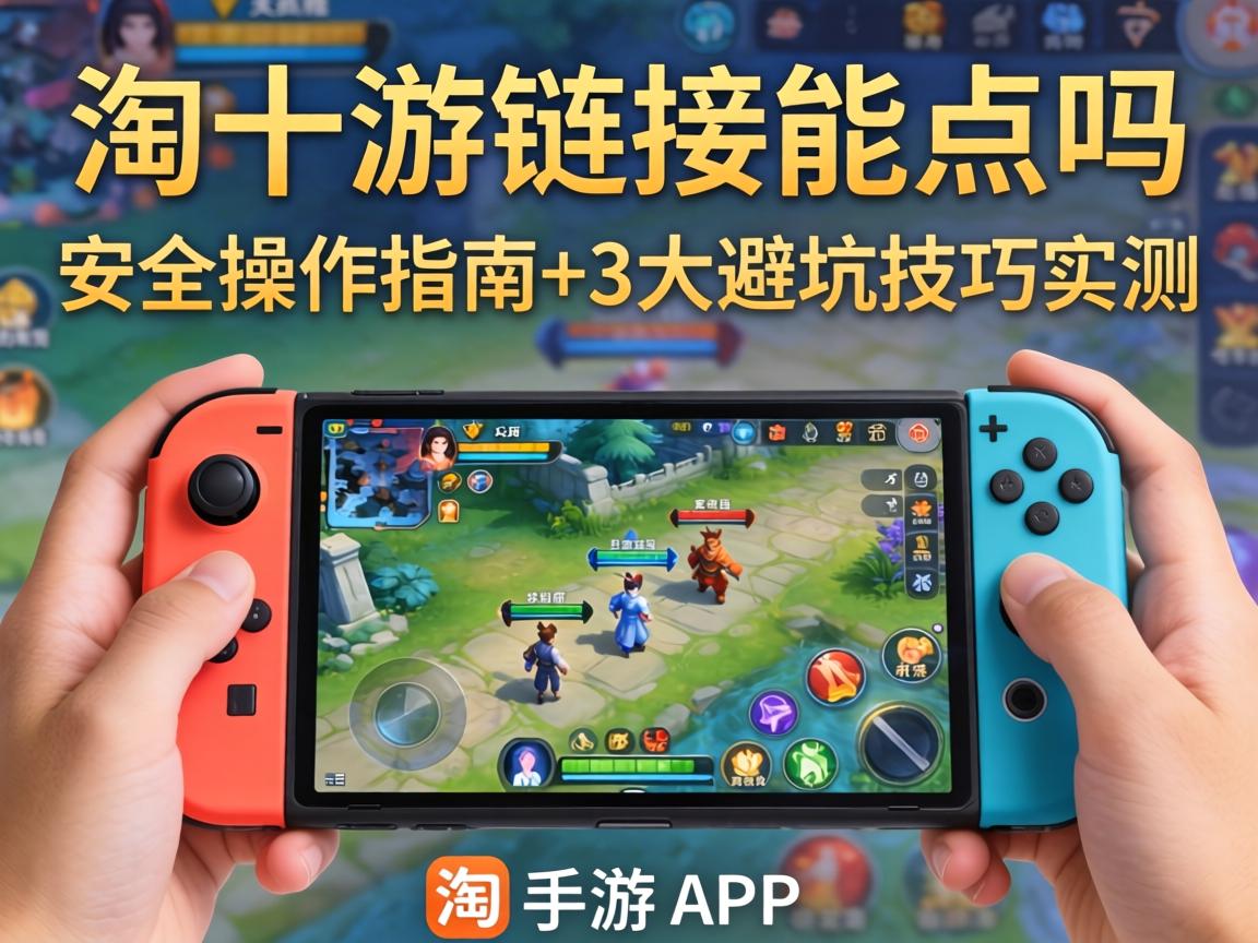 淘手游链接能点吗？安全操作指南+3大避坑技巧实测
