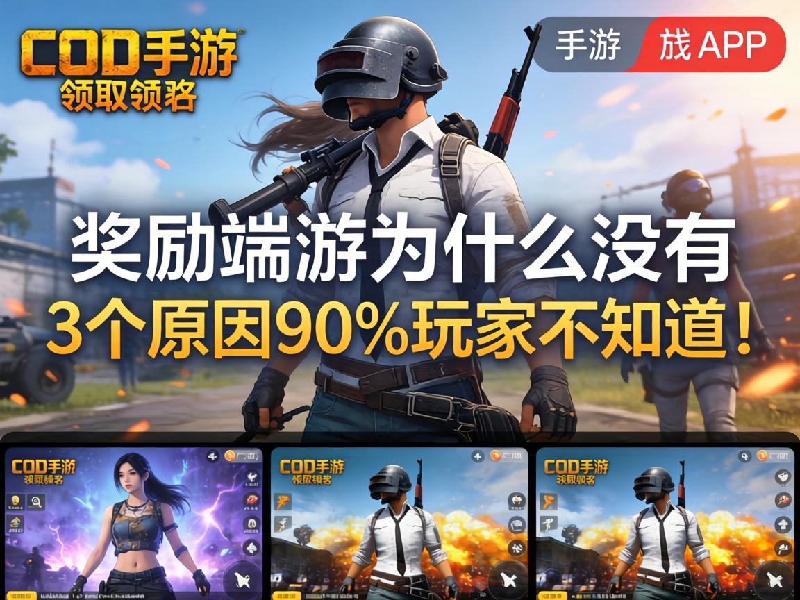 COD手游领取的奖励端游为什么没有？这3个原因90%玩家不知道！