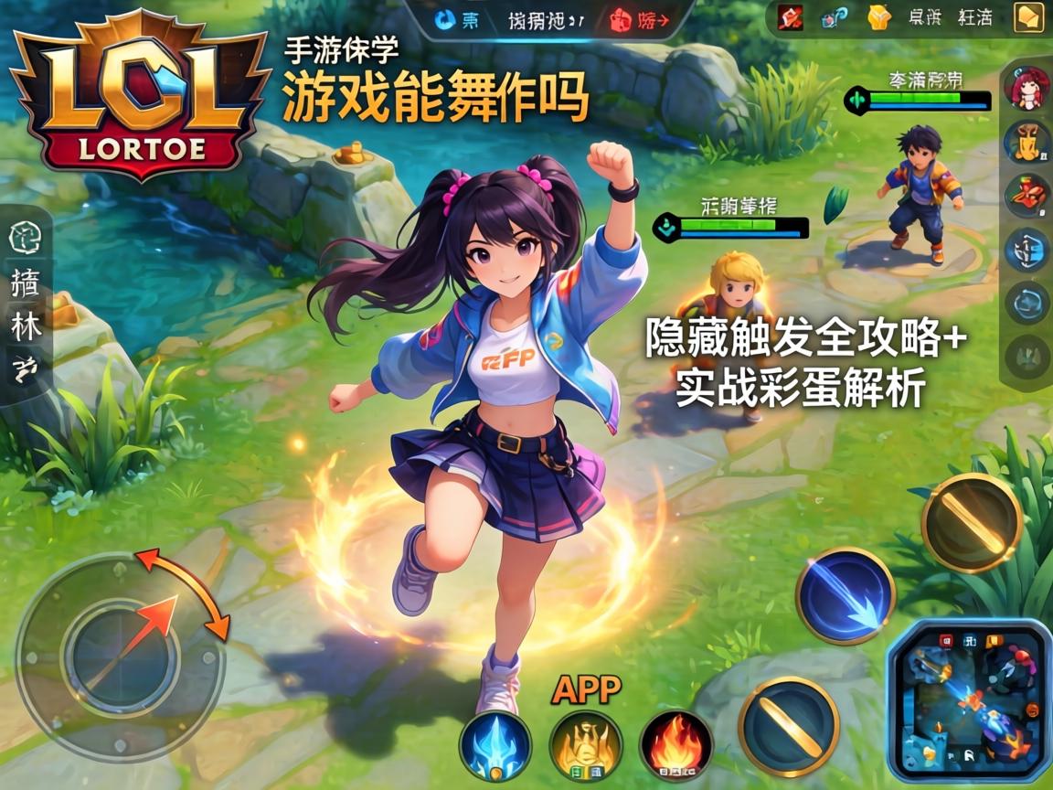 LOL手游游戏能跳舞吗？隐藏动作触发全攻略+实战彩蛋解析