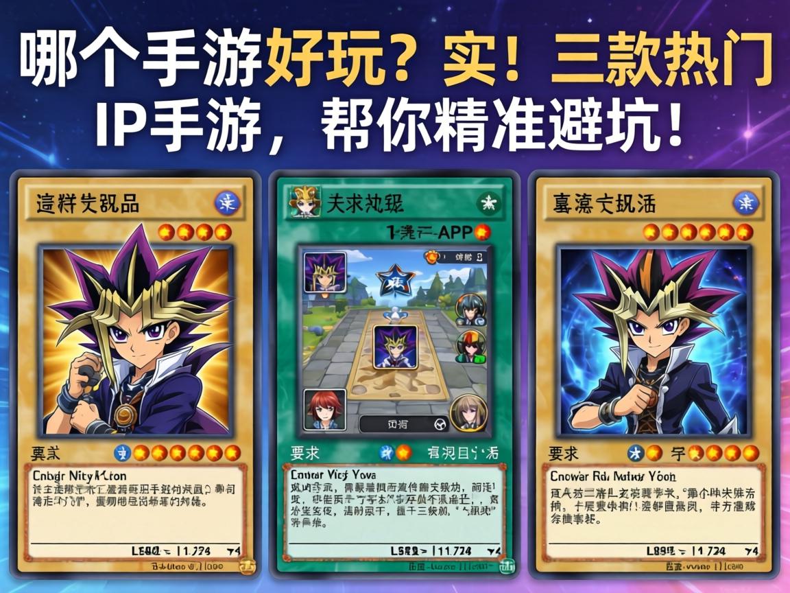 实测三款热门IP手游