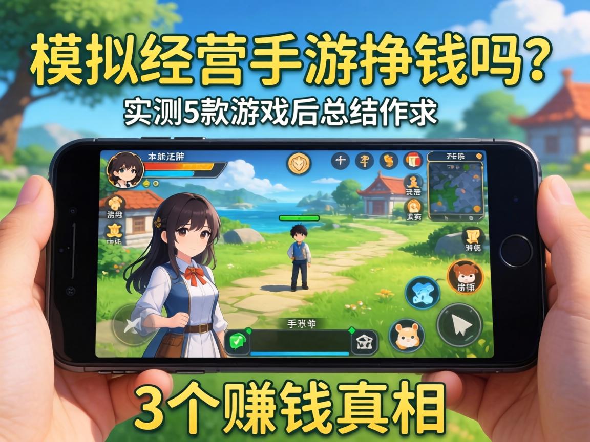 模拟经营手游挣钱吗？实测5款游戏后总结的3个赚钱真相