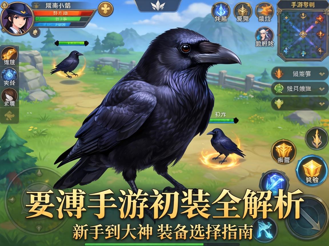 乌鸦手游初装全解析，从新手到大神的装备选择指南