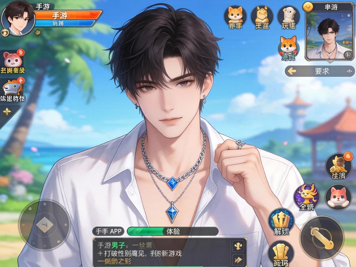 做项链手游男生能玩吗？打破性别偏见，解锁全新游戏体验