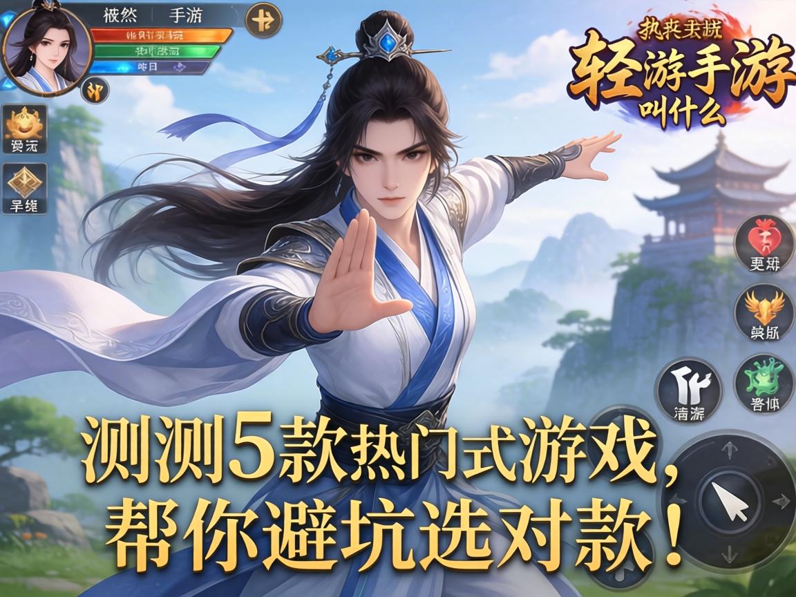 有轻功的手游叫什么？实测5款热门武侠游戏，帮你避坑选对款！