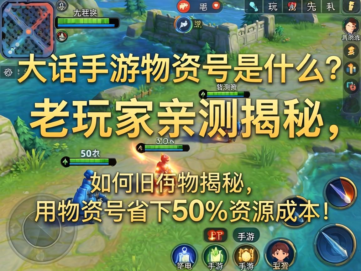 大话手游物资号是什么？老玩家亲测揭秘，如何用物资号省下50%资源成本！