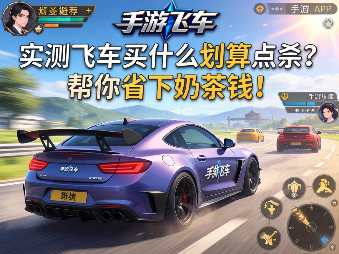 手游飞车买什么划算点券？实测推荐+避坑指南，帮你省下奶茶钱！