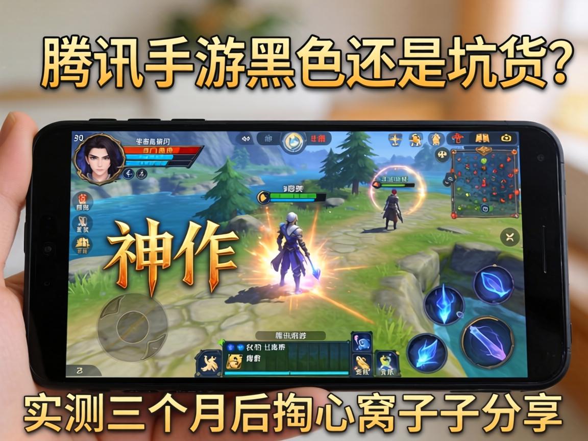 腾讯手游黑色沙漠，是神作还是坑货？实测三个月后的掏心窝子分享