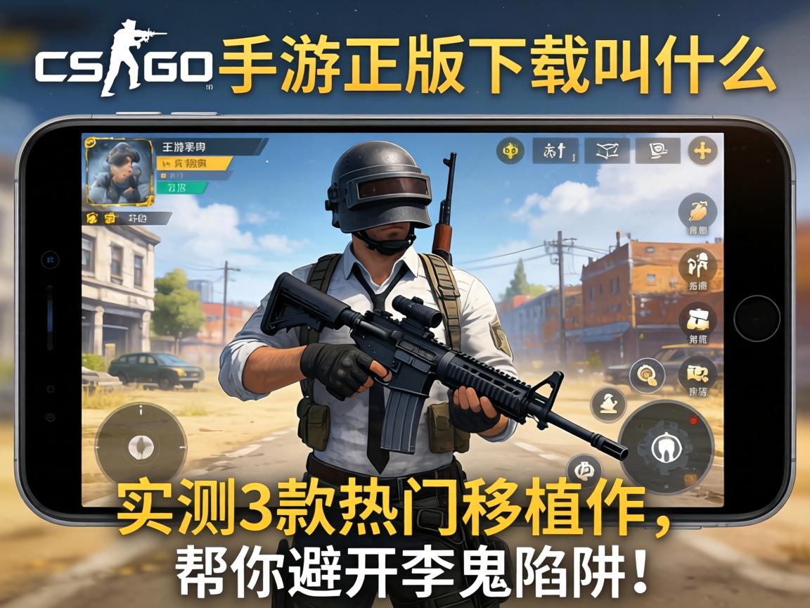 CSGO手游正版下载叫什么？实测3款热门移植作，帮你避开李鬼陷阱