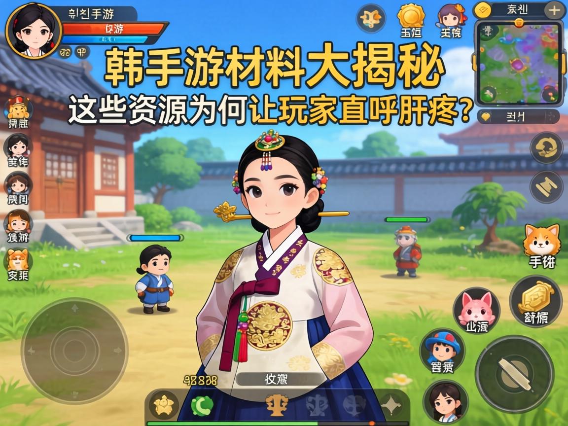 韩服手游材料价格大揭秘，这些资源为何让玩家直呼肝疼？
