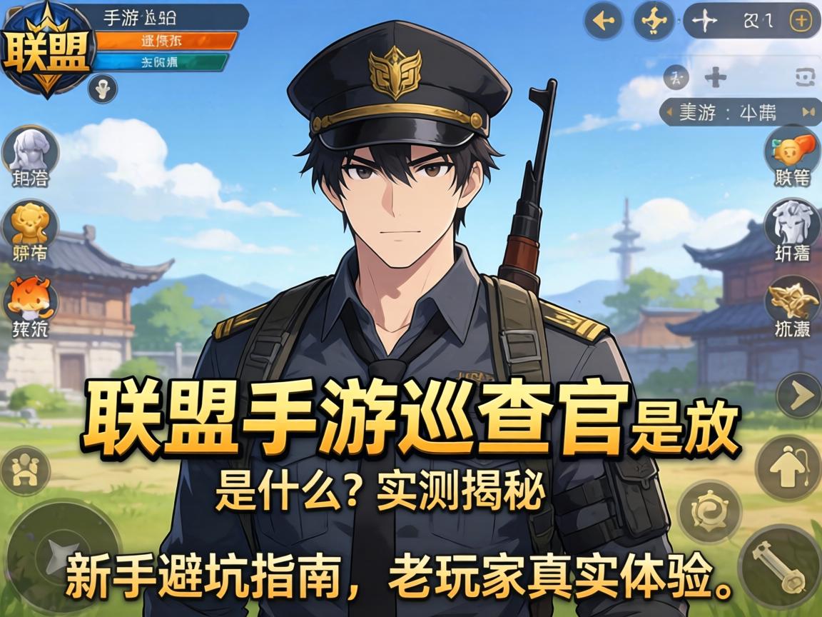 联盟手游巡查官是什么？实测揭秘，新手避坑指南与老玩家真实体验