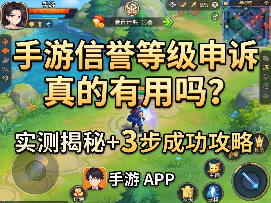 手游信誉等级申诉真的有用吗?实测揭秘+3步成功攻略 手游信誉等级申诉真的有用吗