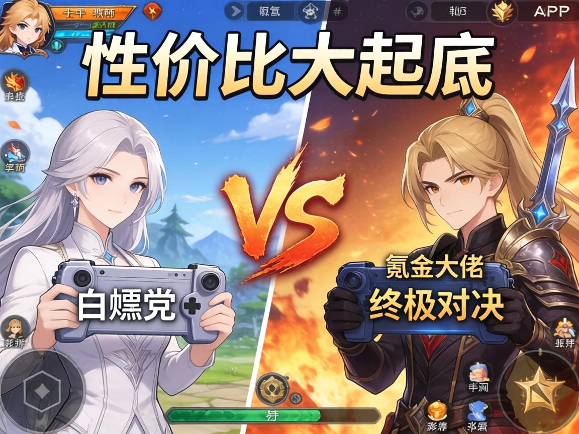 一、性价比大起底,白嫖党VS氪金大佬的终极对决 白嫖党VS氪金大佬的终极对决