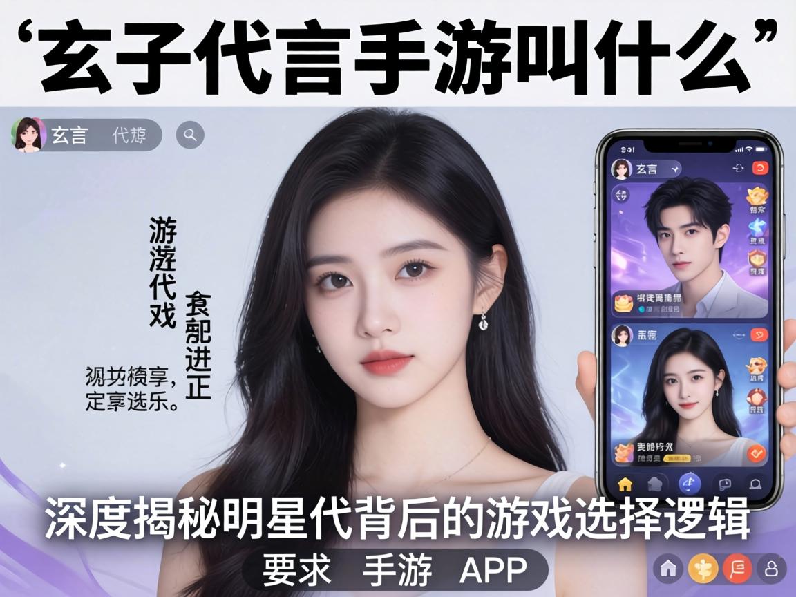 深度揭秘明星代言背后的游戏选择逻辑