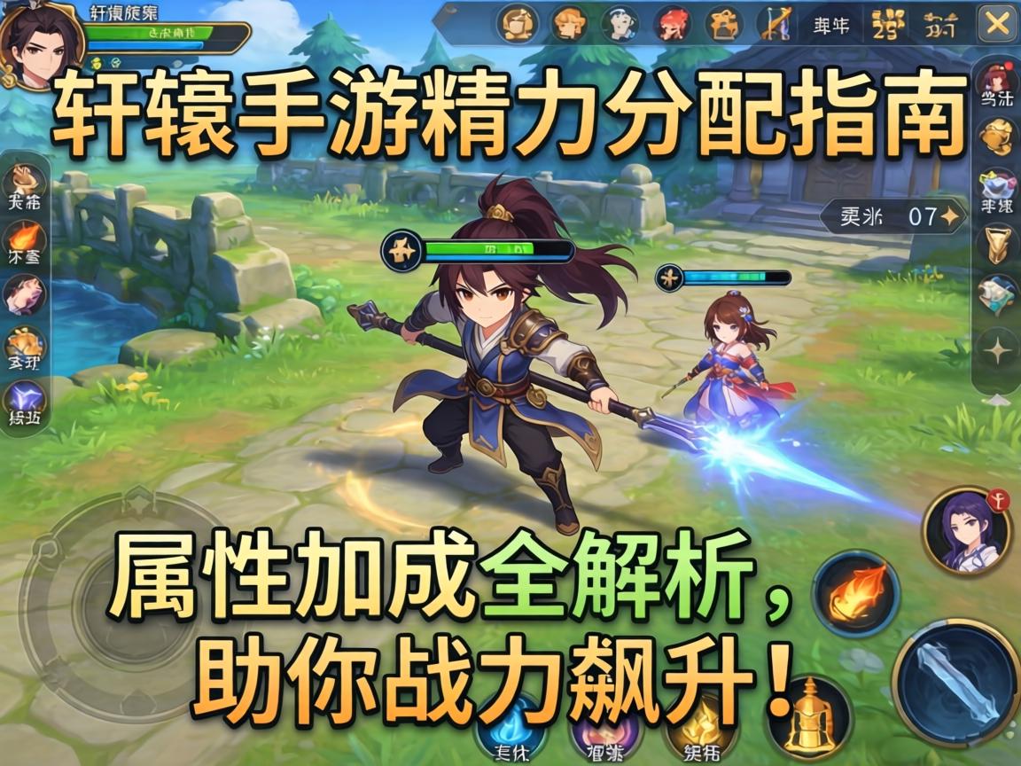 轩辕手游精力分配指南