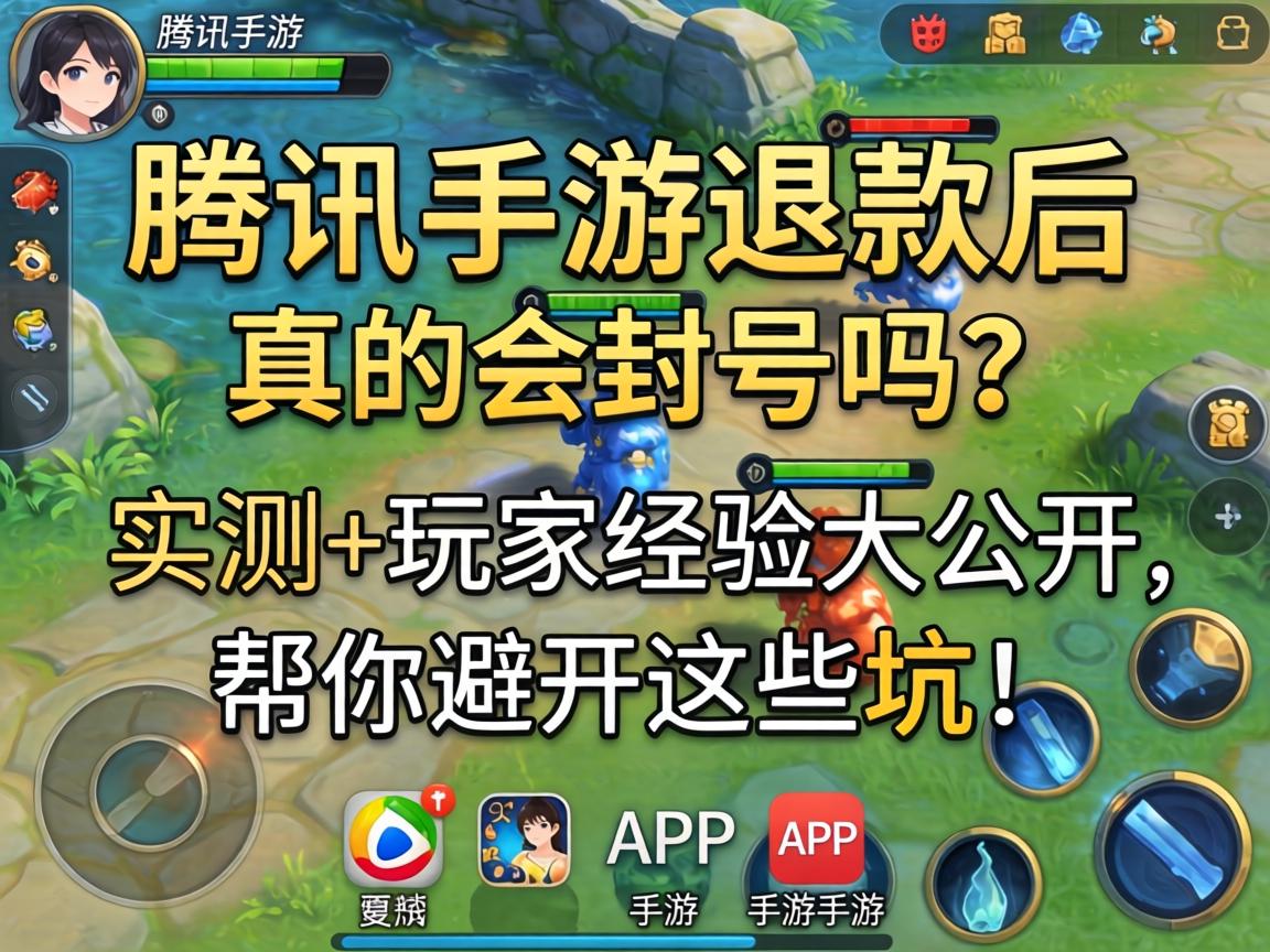 腾讯手游退款后真的会封号吗?实测+玩家经验大公开,帮你避开这些坑! 腾讯手游退款后真的会封号吗