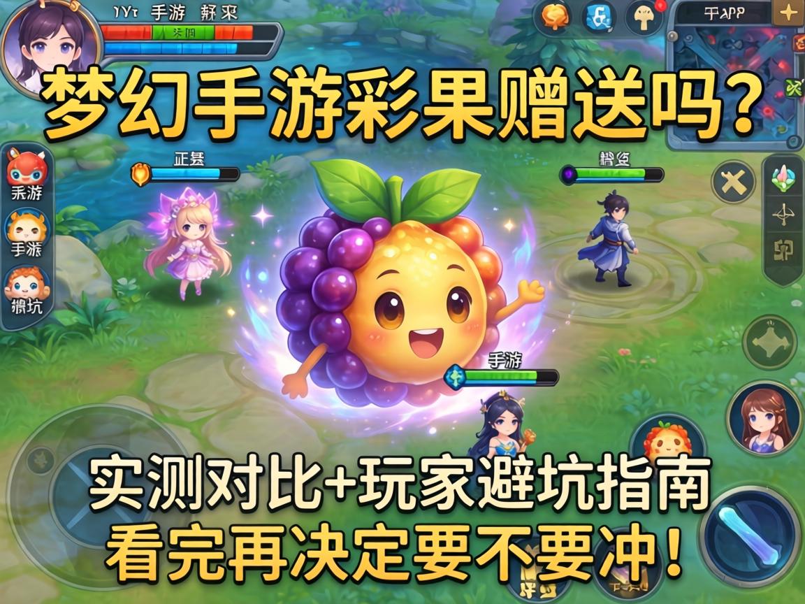 梦幻手游彩果赠送吗?实测对比+玩家避坑指南,看完再决定要不要冲! 梦幻手游彩果赠送吗