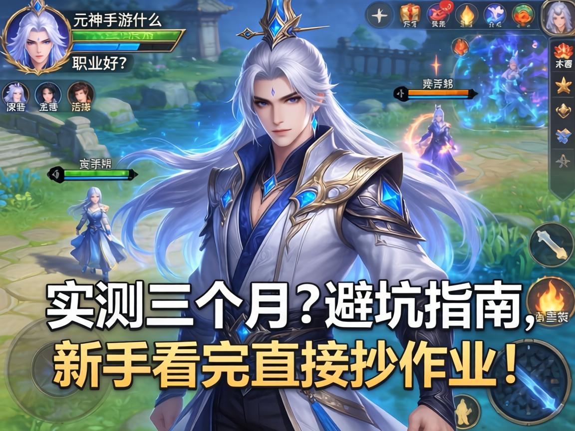 元神手游什么职业好?实测三个月的避坑指南,新手看完直接抄作业! 实测三个月的避坑指南