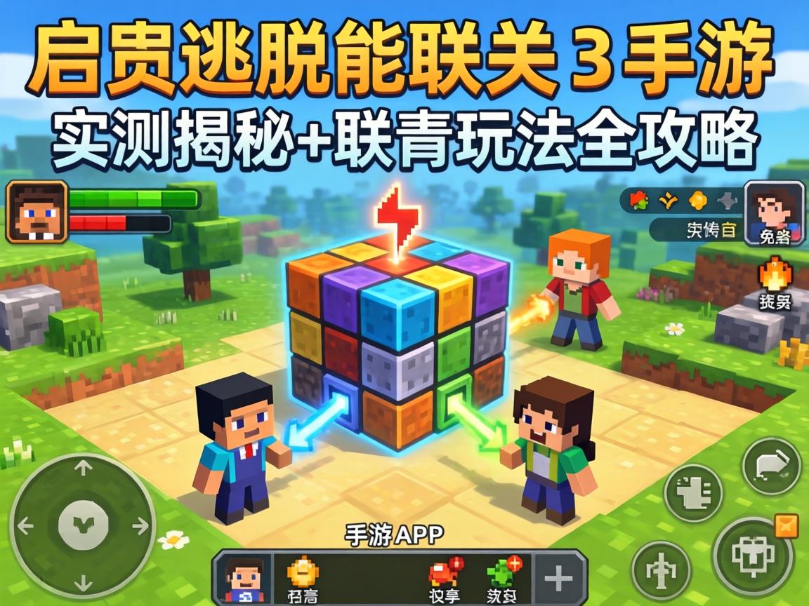 方块逃脱能联机吗手游?实测揭秘+联机玩法全攻略 方块逃脱能联机吗手游