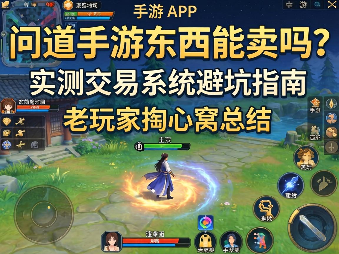 问道手游东西能卖吗?实测交易系统避坑指南,老玩家掏心窝总结 实测交易系统避坑指南