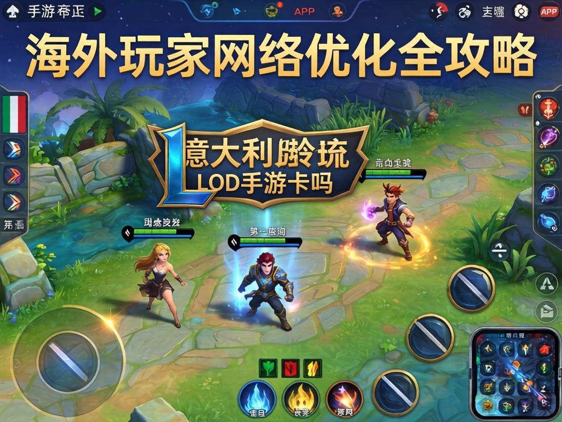 意大利玩LOL手游卡吗?海外玩家网络优化全攻略 意大利玩LOL手游卡吗