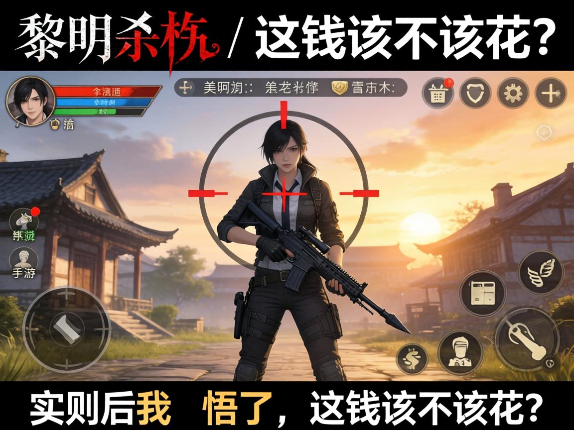 黎明杀机有准星吗手游？实测后我悟了，这钱该不该花？