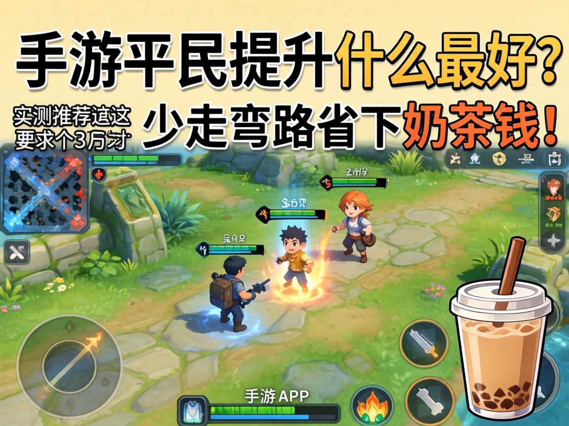 手游平民提升什么最好？实测推荐这3个方向，少走弯路省下奶茶钱！