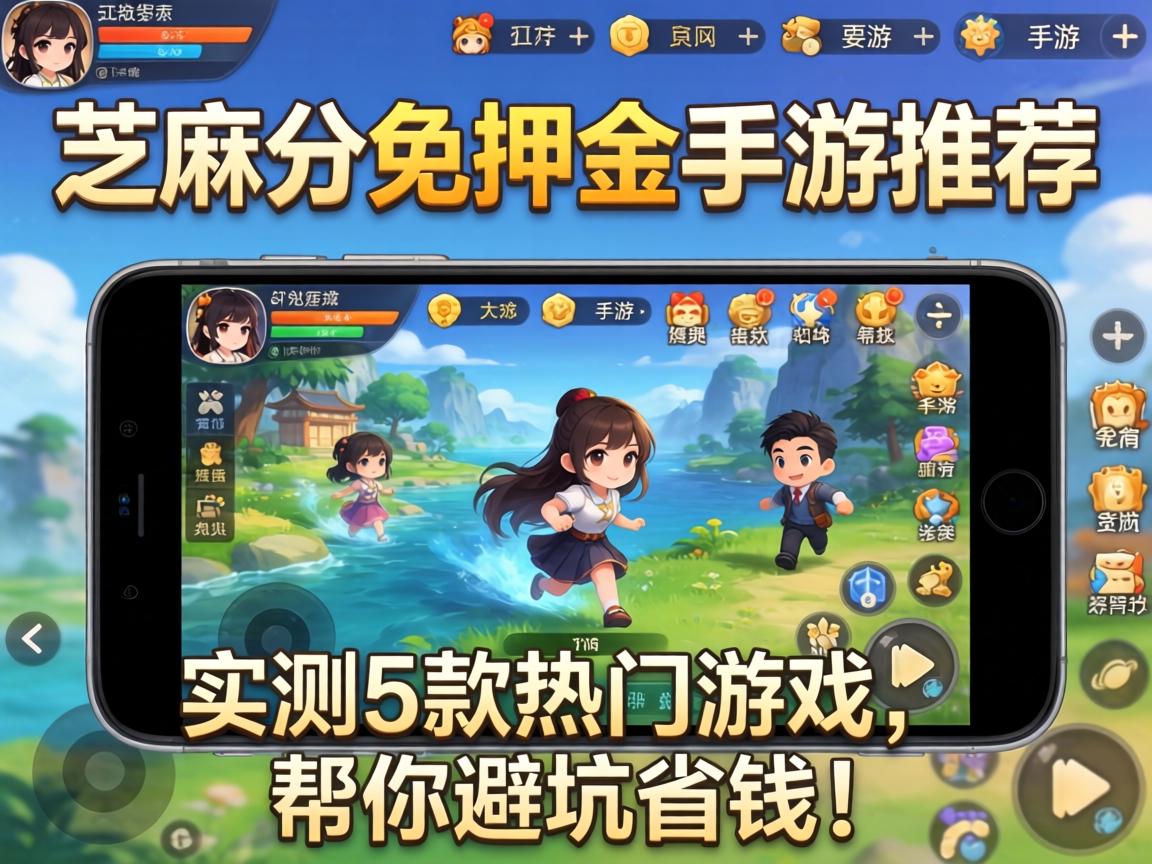 芝麻分免押金的手游推荐，实测5款热门游戏，帮你避坑省钱！